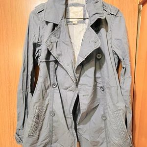 American eagle navy trench coat